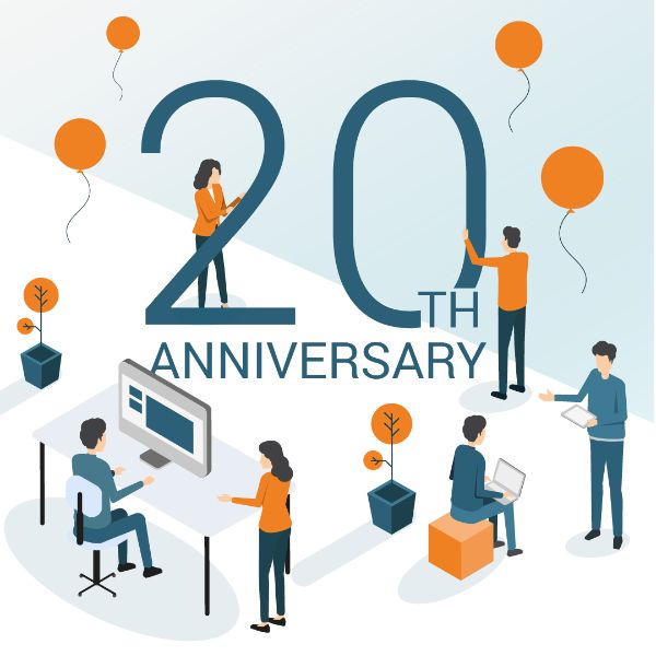 20th corporate anniversary